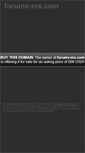 Mobile Screenshot of forums-mx.com