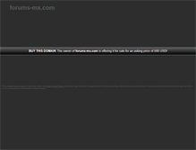 Tablet Screenshot of forums-mx.com